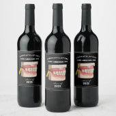 Dentist Gradust Congrats Vin Étiquette (Bouteilles)