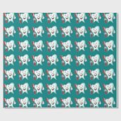 Dentist Happy Tooth Cadeaupapier (Vlak)