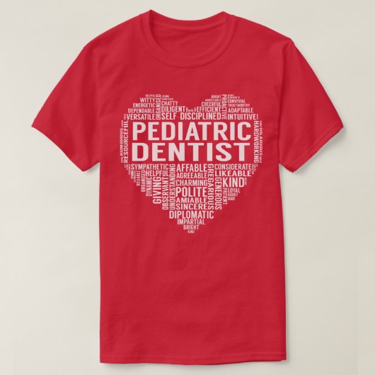 Dentist Heart bij kinderen T-shirt (Design voorkant)