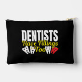 Dentist heeft ook vullingen - Dentale Feelings Pun Etui (Achterkant)