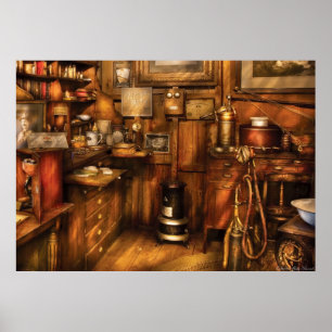 Dentist - het bureau van de tandarts + poster