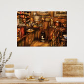 Dentist - het bureau van de tandarts + poster (Keuken)