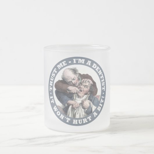 DENTIST humor aangepaste monogram mokken (Center)