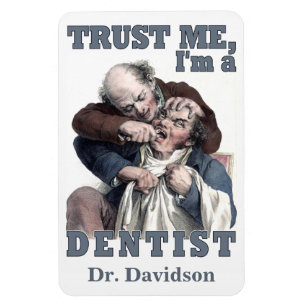 DENTIST humor aangepaste naam magneet