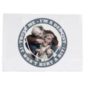 DENTIST humor cadeautassen Large Cadeautasje (Achterkant)