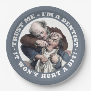 DENTIST humor papieren borden Papieren Bordje