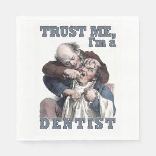 DENTIST humor papieren servetten