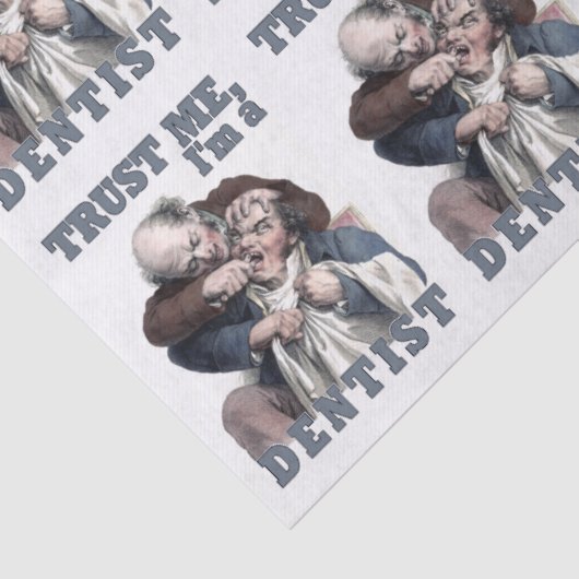 DENTIST humor tissuepapier (Detail)