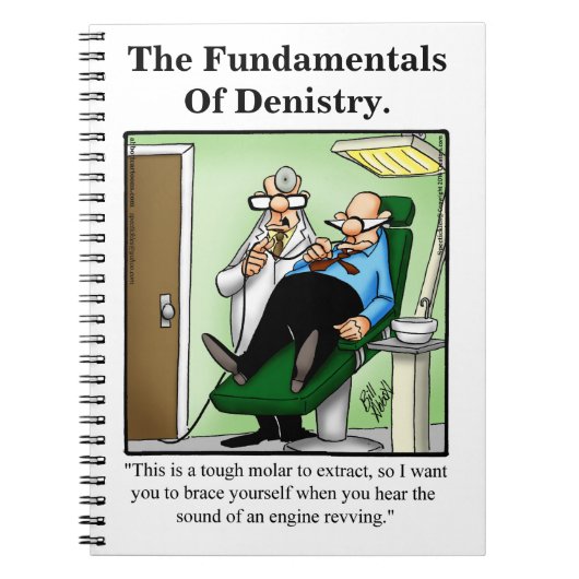 Dentist Humour drôle Carnet cadeau (Devant)