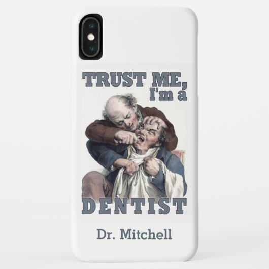 DENTIST humour nom personnalisé coques (Dos)