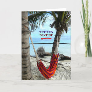 Dentist in ruste, Hammock onder Palm Trees Kaart