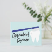 Dentist Kantoor Benoeming Herinneringsherinnering Briefkaart (Staand voorkant)