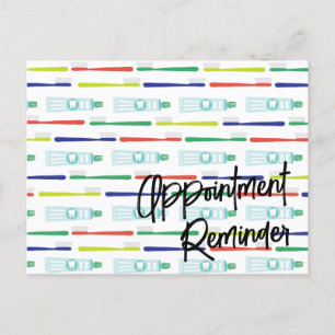 Dentist Kantoor Benoeming Herinneringsherinnering  Briefkaart