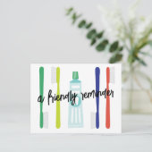 Dentist Kantoor Benoeming Herinneringsherinnering  Briefkaart (Staand voorkant)