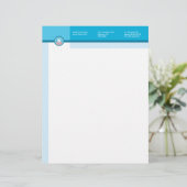 Dentist Kantoor Designed Letterhead Gepersonaliseerd Briefhoofd (Staand voorkant)