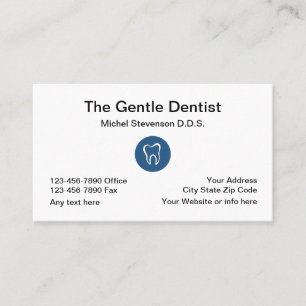 Dentist Kantoor-ontwerp Visitekaartje