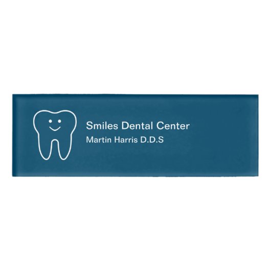 Dentist Kantoor Personeel Budge Friendly Naambadge (Voorkant)