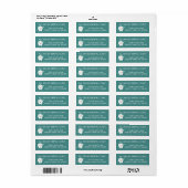 Dentist Kantoor Return Address Labels (Full Sheet)