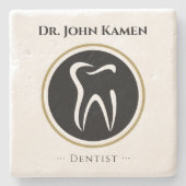 Dentist | Kassy Stenen Onderzetter (Voorkant)