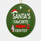 Dentist Keramisch Ornament (Links)