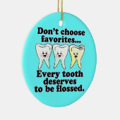 Dentist Keramisch Ornament (Rechts)