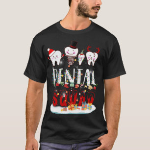 Dentist-kersttand-tand grappige lantaarns voor Bo T-shirt