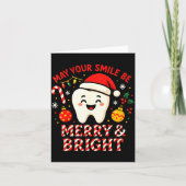 Dentist Merry Christmas May Your Smile Be Merry An Kaart (Voorkant)