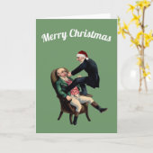 Dentist Merry Kerstmis Kaart (Gele Bloem)