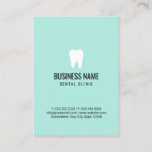 Dentist Mint Green Soins dentaires Rendez-vous (Dos)