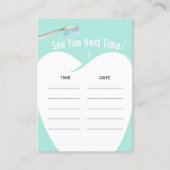 Dentist Mint Green Soins dentaires Rendez-vous (Devant)