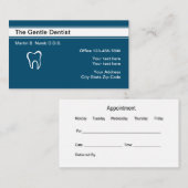 Dentist modern ontwerp voor Sjabloon Visitekaartje (Voorkant / Achterkant)