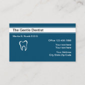 Dentist modern ontwerp voor Sjabloon Visitekaartje (Voorkant)