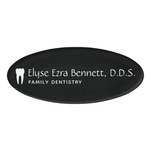 Dentist Naambadge (Voorkant)