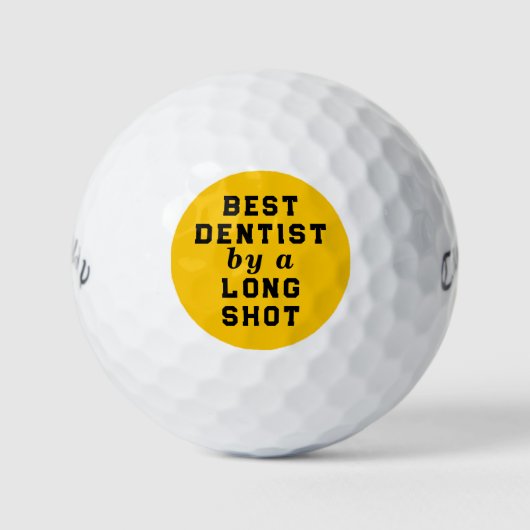 Dentist Novelty Gifts Golfballen (Voorkant)