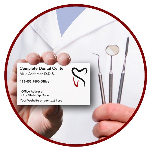 Dentist Office Custom Carte de visite Modèle