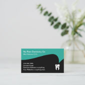 Dentist Office Moderne Carte de visite des dents (Debout devant)