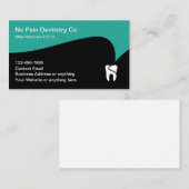 Dentist Office Moderne Carte de visite des dents (Devant / Derrière)