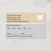 Dentist Office Moderne Simple Cartes de rendez-vou (Devant)