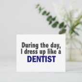 Dentist overdag briefkaart (Staand voorkant)
