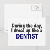Dentist overdag briefkaart (Voorkant / Achterkant)