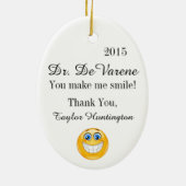 Dentist - Penseel Uw Tanden - SRF Keramisch Ornament (Achterkant)