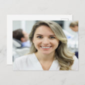 Dentist Photo Customize Personalize Briefkaart (Voorkant / Achterkant)