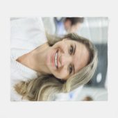 Dentist Photo Customize Personalize Fleece Deken (Voorkant (Horizontaal))