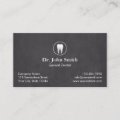 Dentist Plain Chalkboard Dental Appointment Afsprakenkaartje (Voorkant)