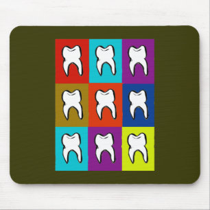 Dentist Popart Gifts Muismat