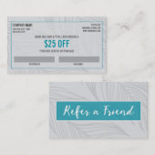 Dentist Reference Visitekaartje Aanbevelingskaartje (Voorkant / Achterkant)