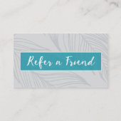 Dentist Reference Visitekaartje Aanbevelingskaartje (Achterkant)