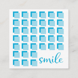 Dentist Referral Card Square Vierkante Visitekaartje