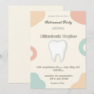 Dentist retirement invitation -Thank You Dentist