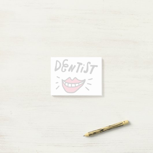 Dentist Smile Post-it® Notes (Op bureau)